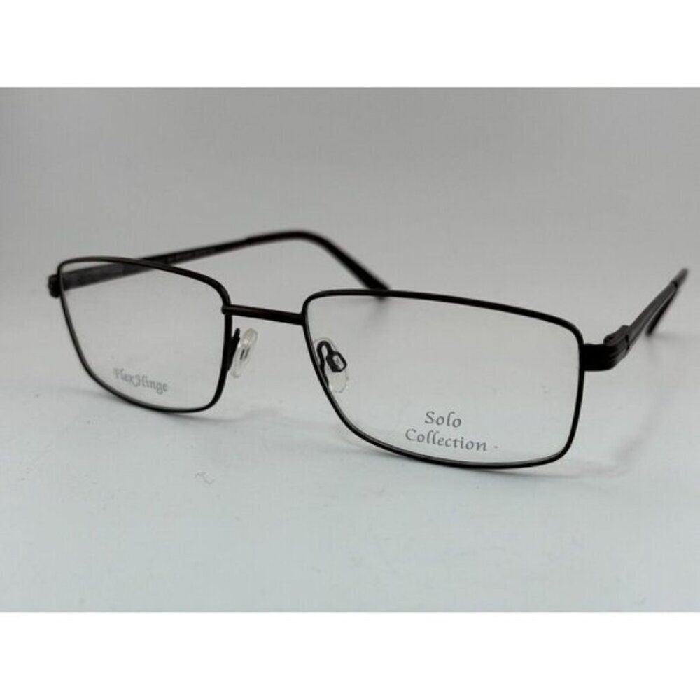 Solo Collection Flex Hinge - SOLO 054 Bronze 59-20-150 Rectangle Eyeglass Frames